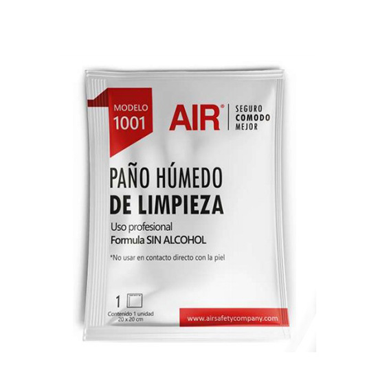 paños air 1001 para limpieza de respiradores epp proteccion respiratoria